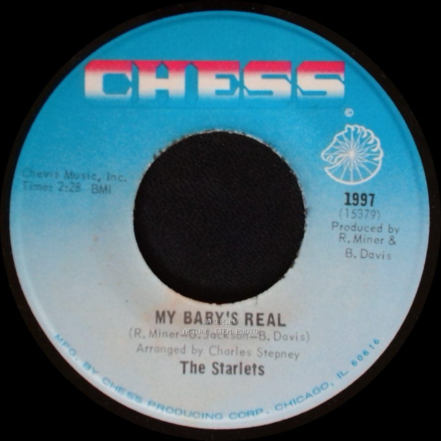 The Starlets - My Baby's Real / Loving You Is Something New side A