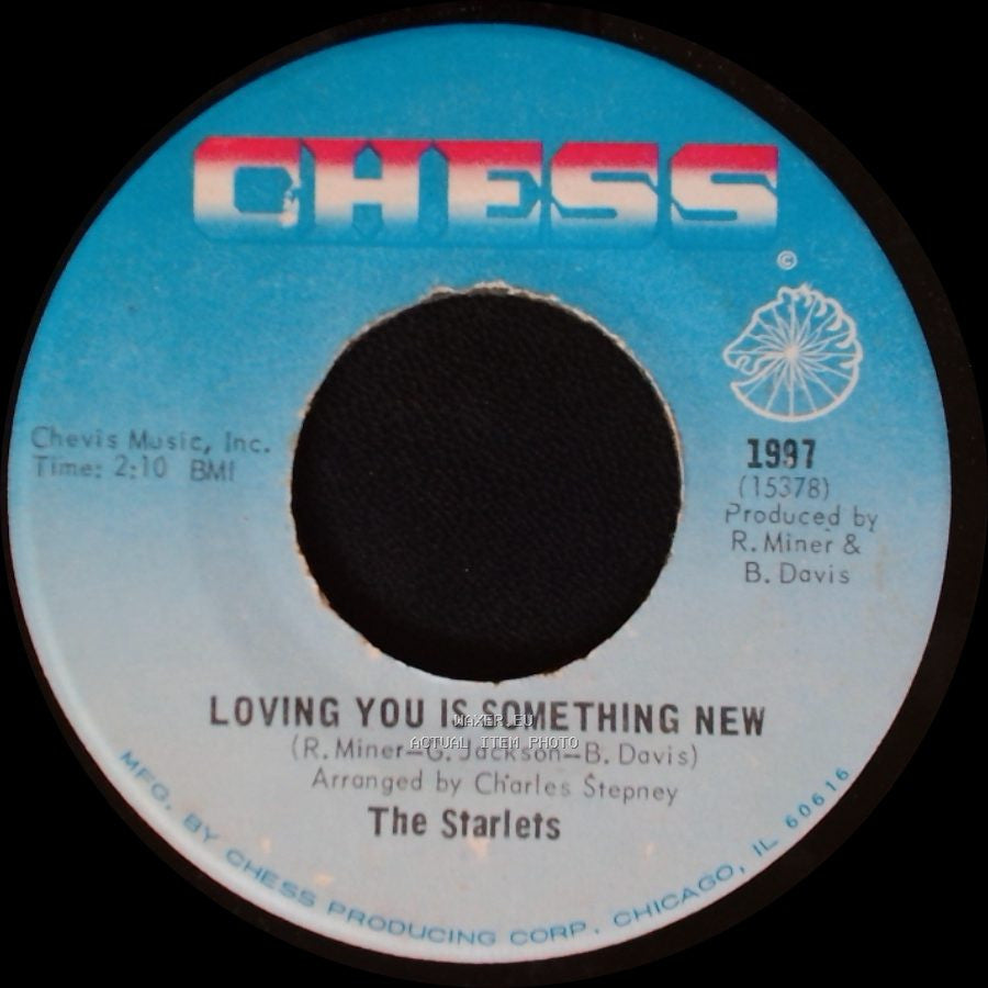 The Starlets - My Baby's Real / Loving You Is Something New side B