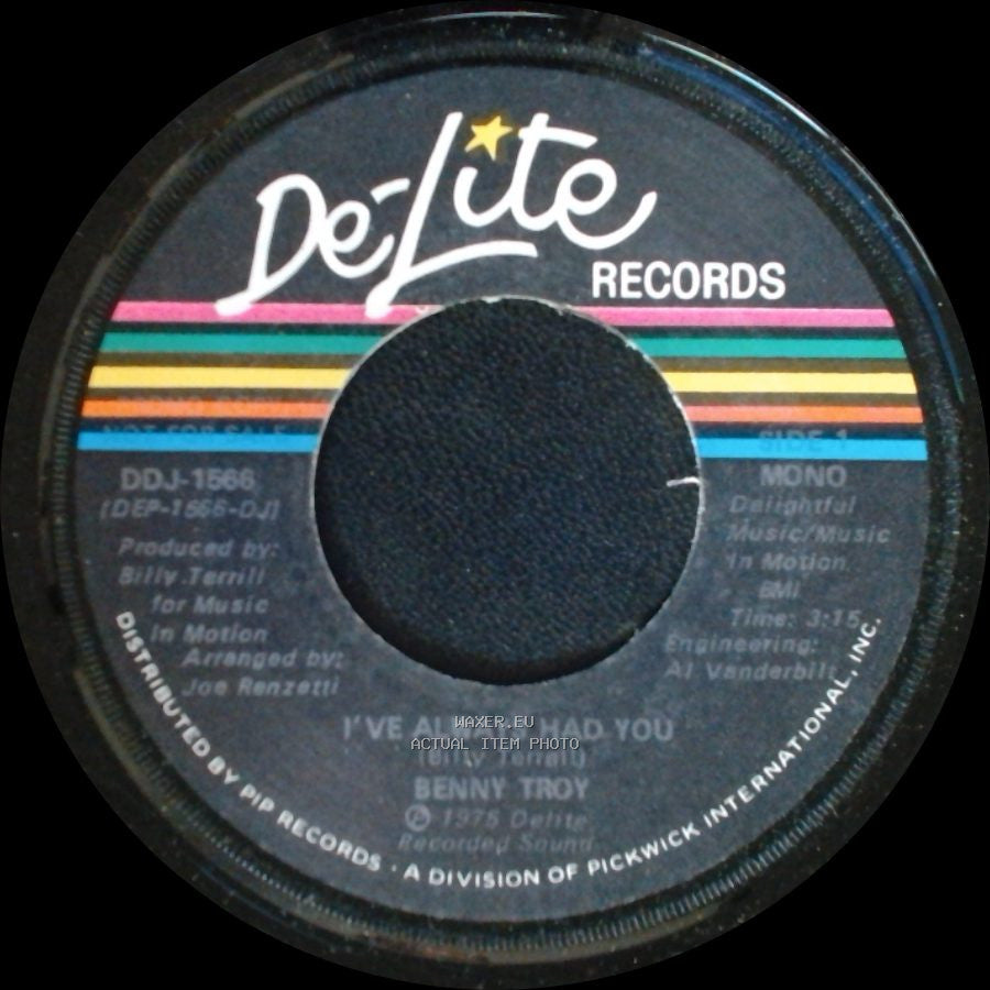 Benny Troy - I've Always Had You / I've Always Had You side A