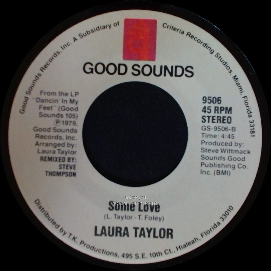 Laura Taylor - All Through Me / Some Love side B