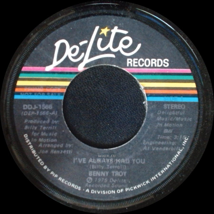 Benny Troy - I've Always Had You / I've Always Had You side B
