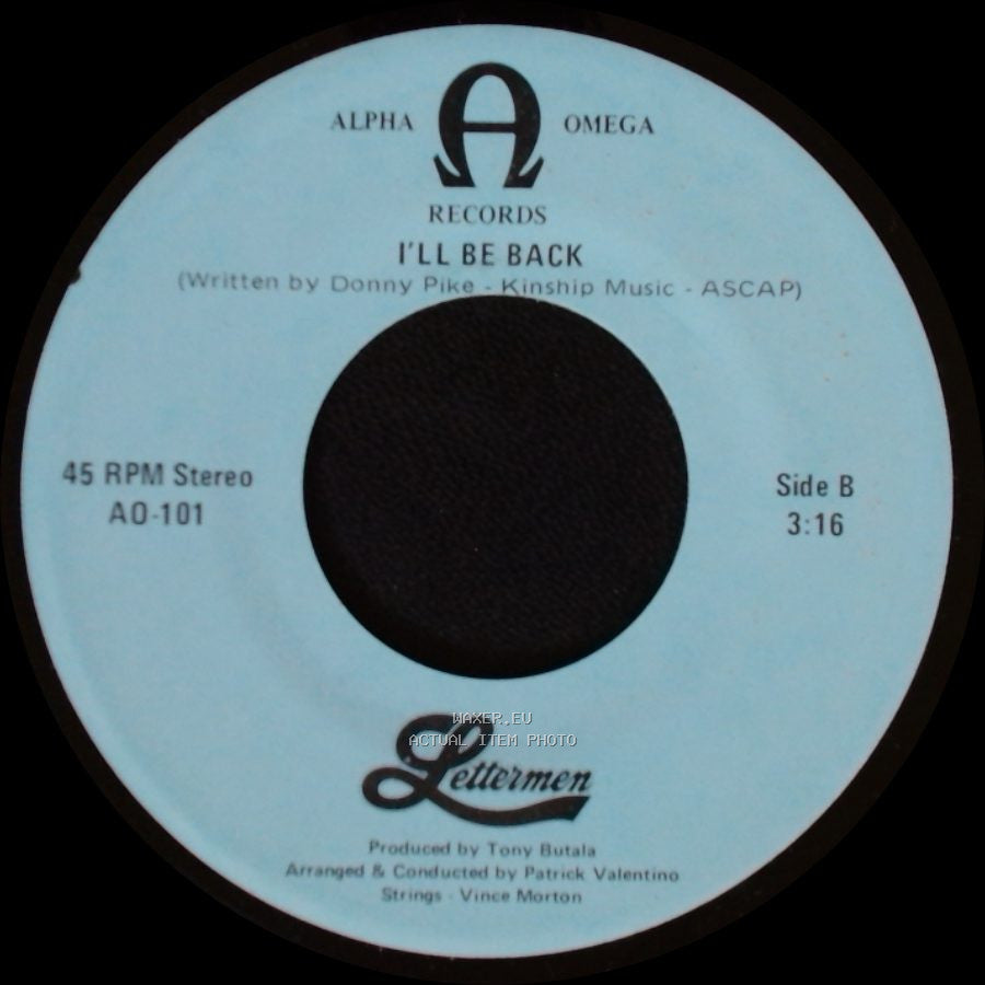 Lettermen - What I Did For Love (From "A Chorus Line") / I'll Be Back side B