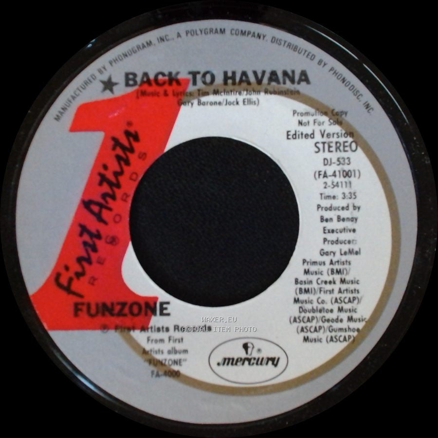Funzone - Back To Havana / Back To Havana side A