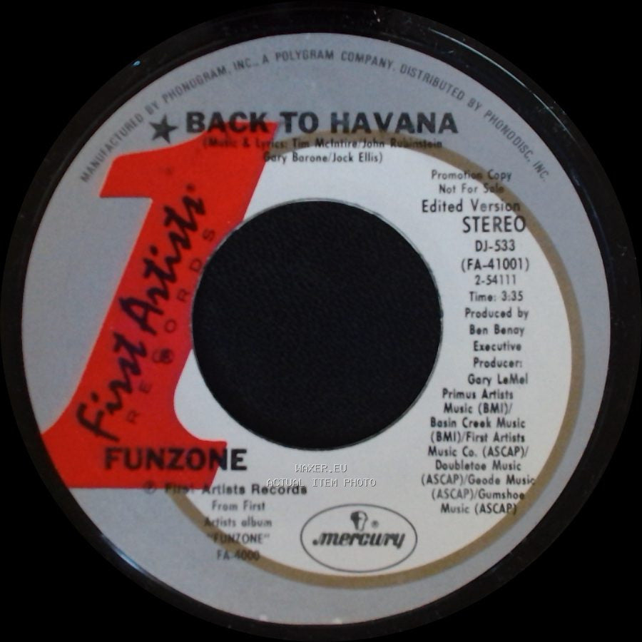 Funzone - Back To Havana / Back To Havana side B