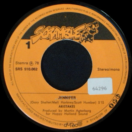 Aristakes - I'm Coming Home / Jennifer side B