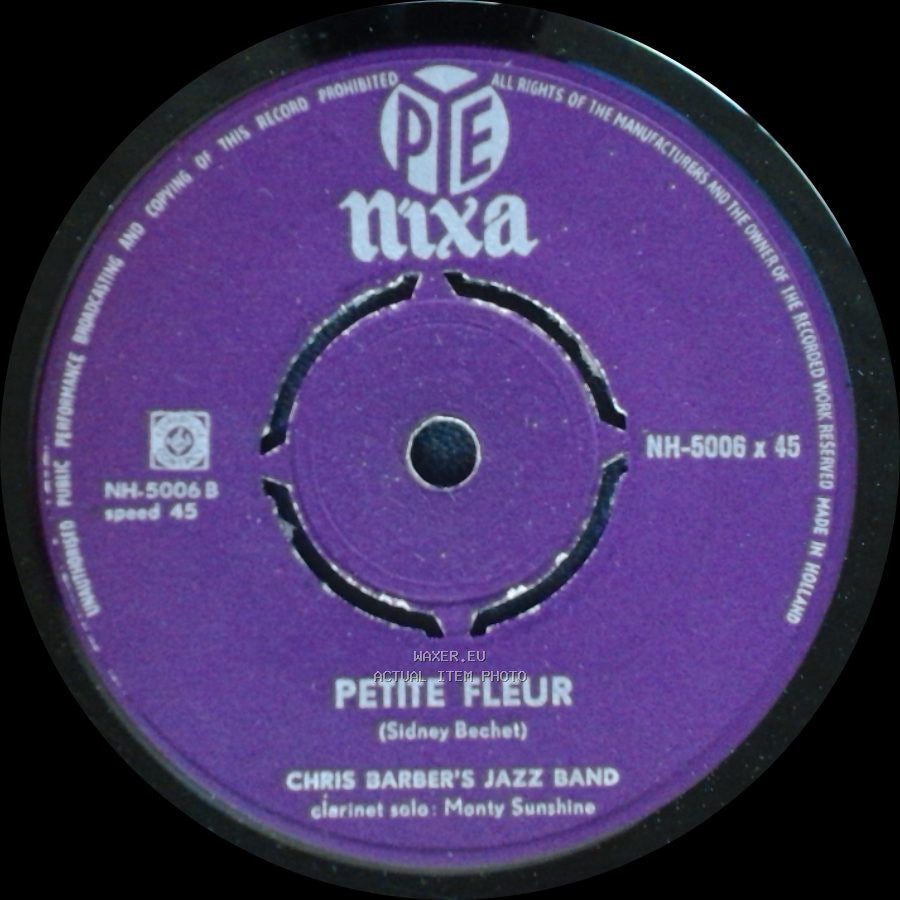 Chris Barber's Jazz Band - Petite Fleur / Thriller Rag side A
