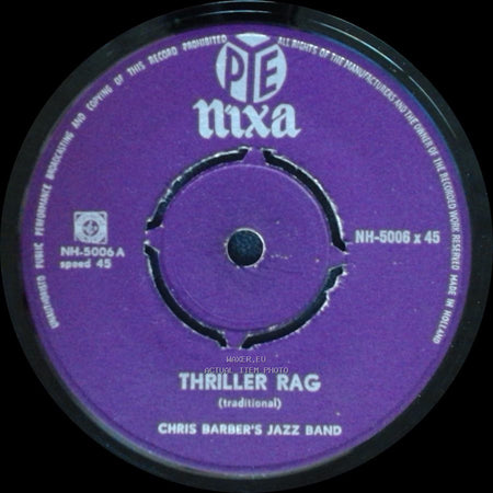 Chris Barber's Jazz Band - Petite Fleur / Thriller Rag side B