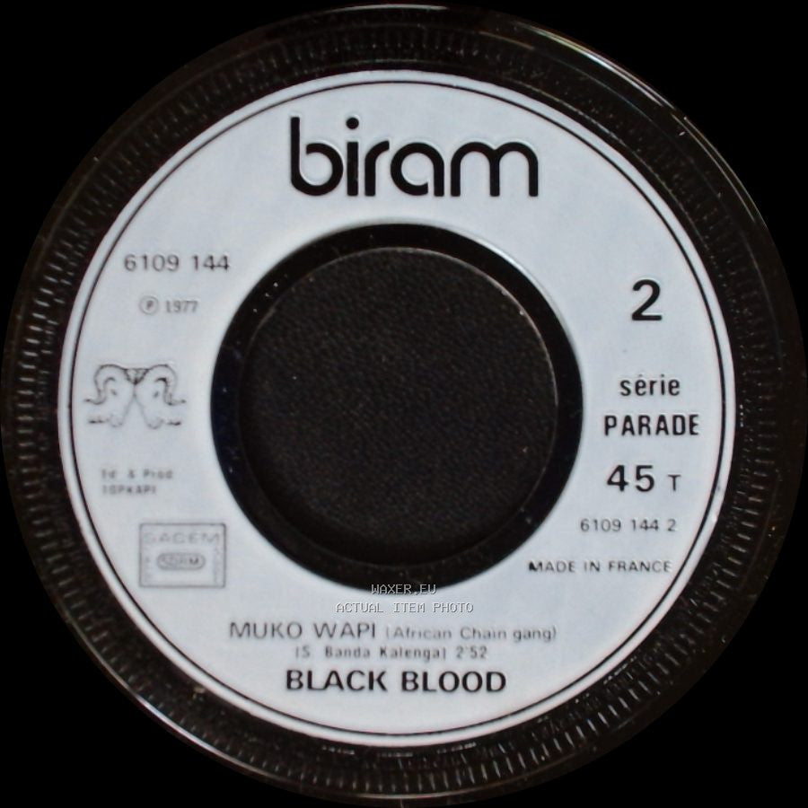 Black Blood - Muko Wapi (African Chain Gang) / Amanda side A