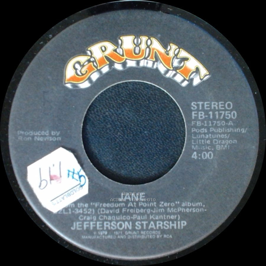 Jefferson Starship - Jane / Freedom At Point Zero side A
