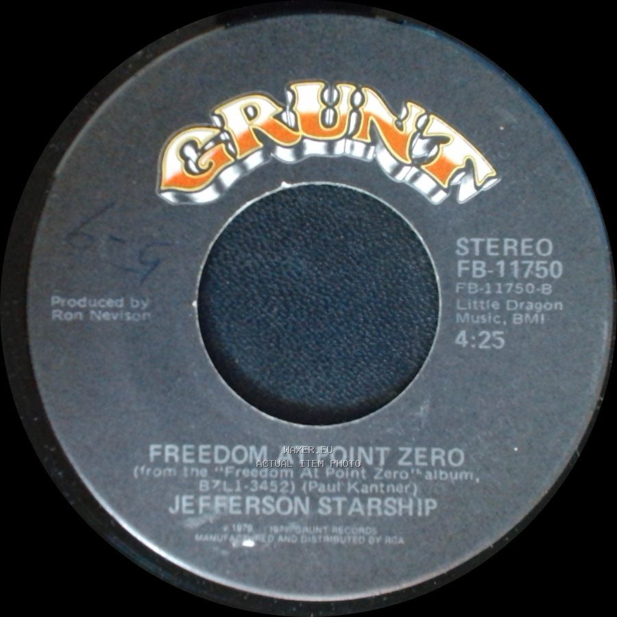 Jefferson Starship - Jane / Freedom At Point Zero side B