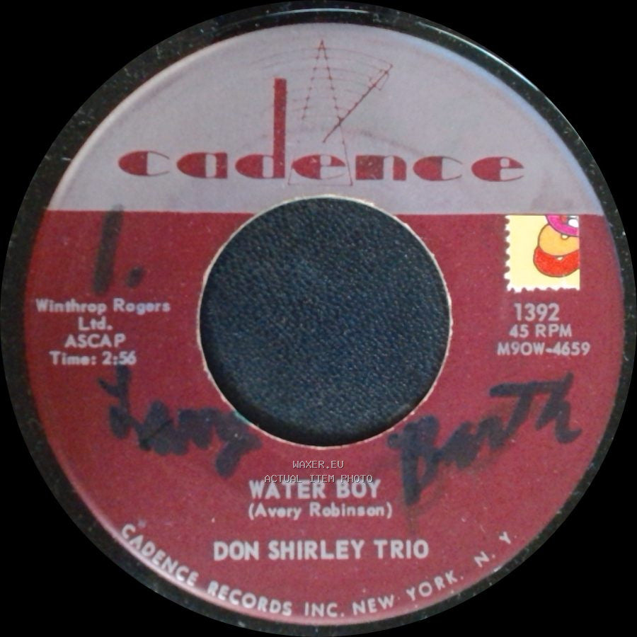 Don Shirley Trio - Water Boy / Freedom (I'm On My Way) side A