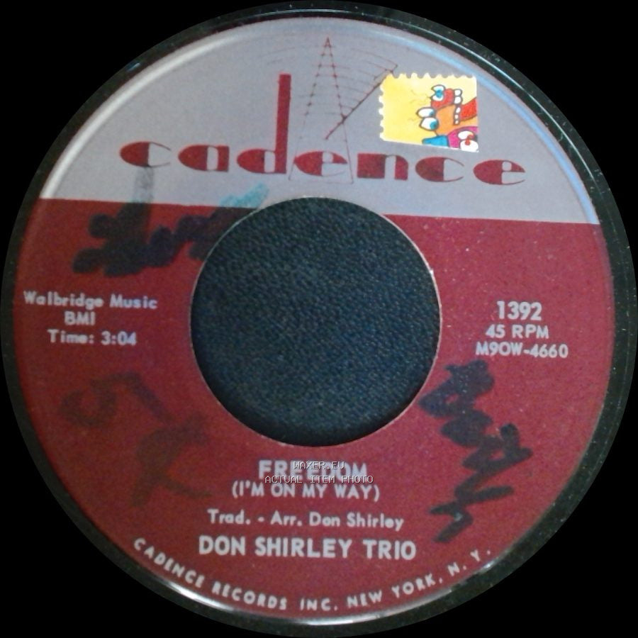 Don Shirley Trio - Water Boy / Freedom (I'm On My Way) side B