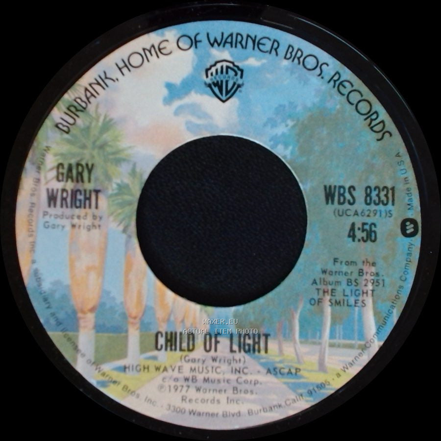 Gary Wright - Child Of Light / Phantom Writer side B