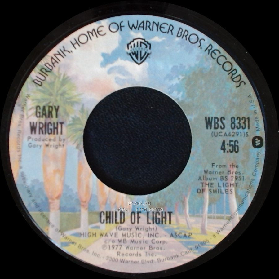 Gary Wright - Child Of Light / Phantom Writer side B