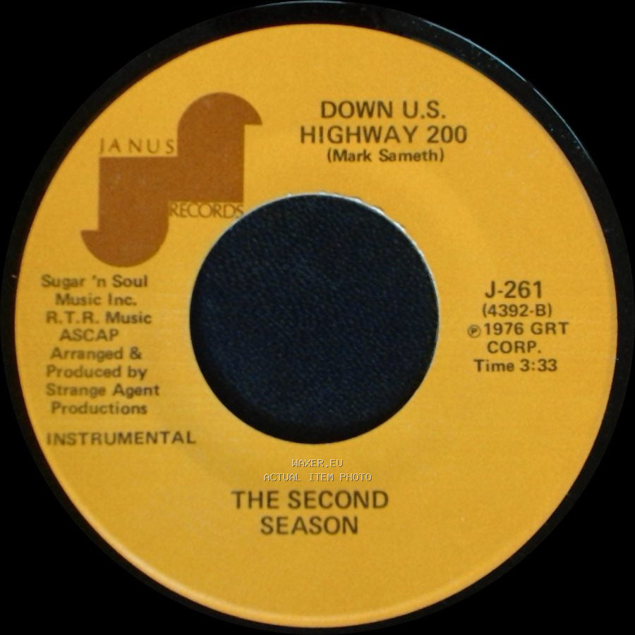The Second Season - Down U.S. Highway 200 (Mark Sameth) / Down U.S. Highway 200 side B
