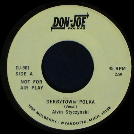 Alvin Styczynski - Derbytown Polka / Helena Polka (Instr.) side A