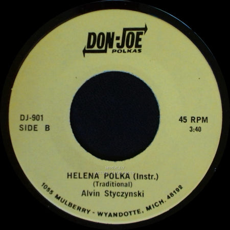 Alvin Styczynski - Derbytown Polka / Helena Polka (Instr.) side B