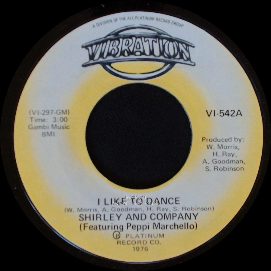 Shirley And Company - I Like To Dance / Jim Doc C'ain side A