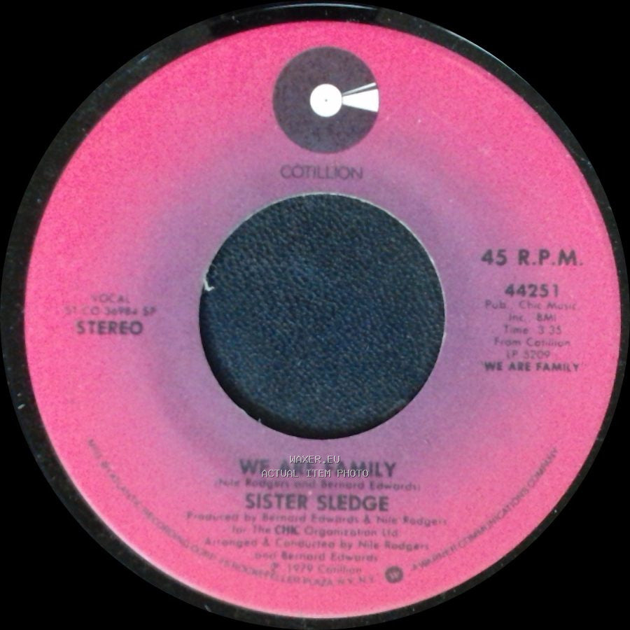 Sister Sledge - We Are Family / Easier To Love side A