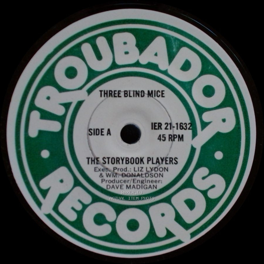 The Storybook Players - Three Blind Mice / Three Blind Mice side A