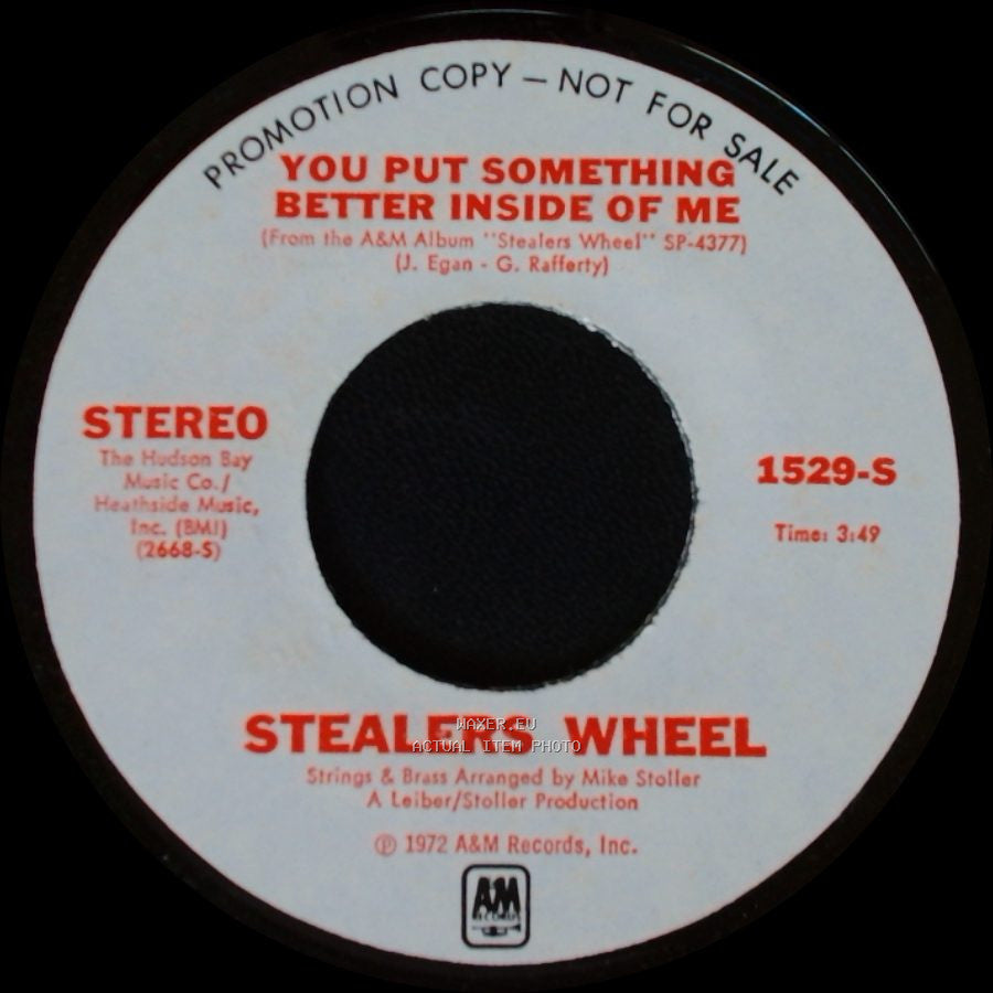 Stealers Wheel - You Put Something Better Inside Of Me / Wheelin' side A