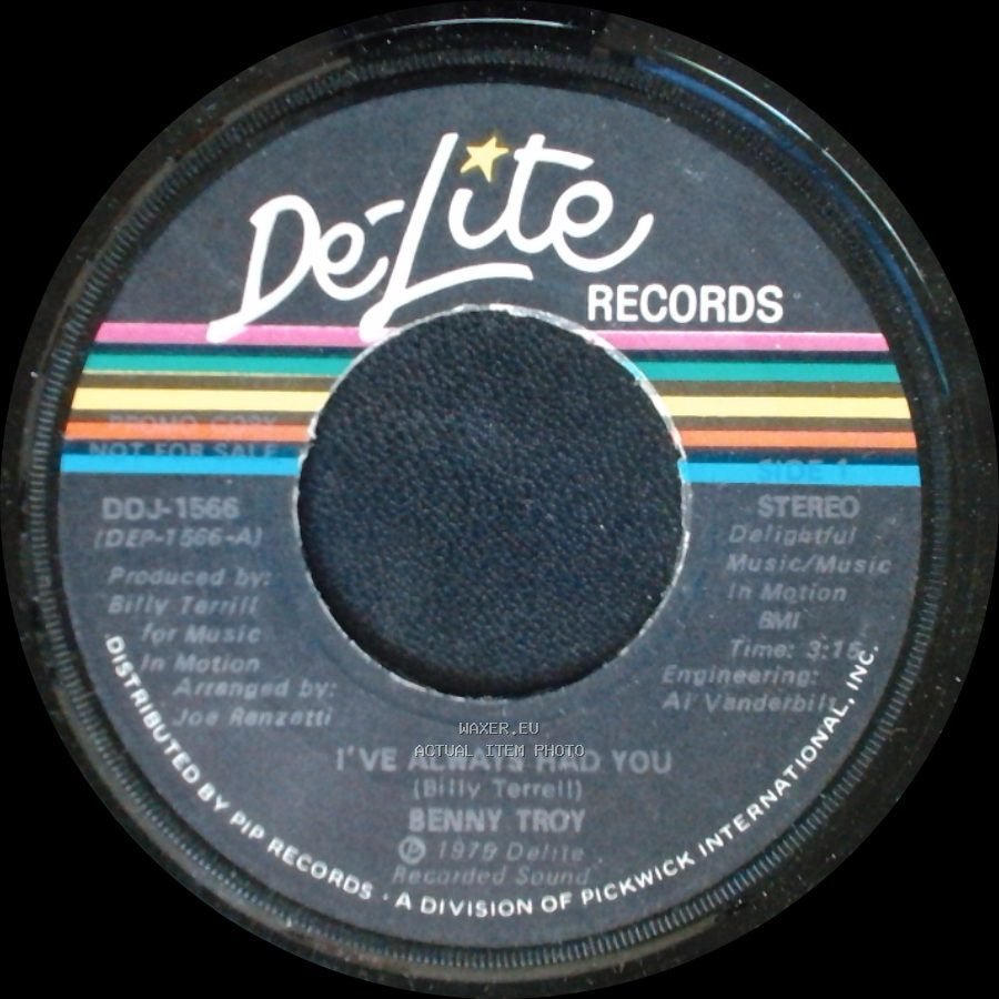 Benny Troy - I've Always Had You / I've Always Had You side A