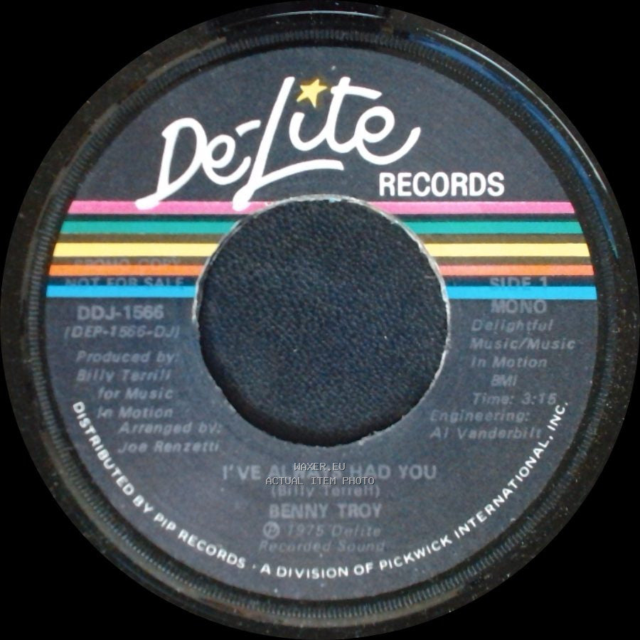 Benny Troy - I've Always Had You / I've Always Had You side B