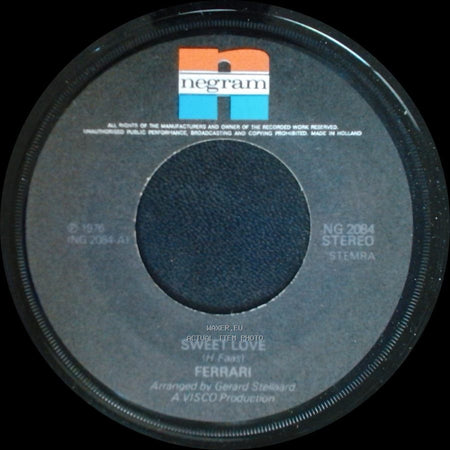 Ferrari - Sweet Love / I'm A Rambler side A
