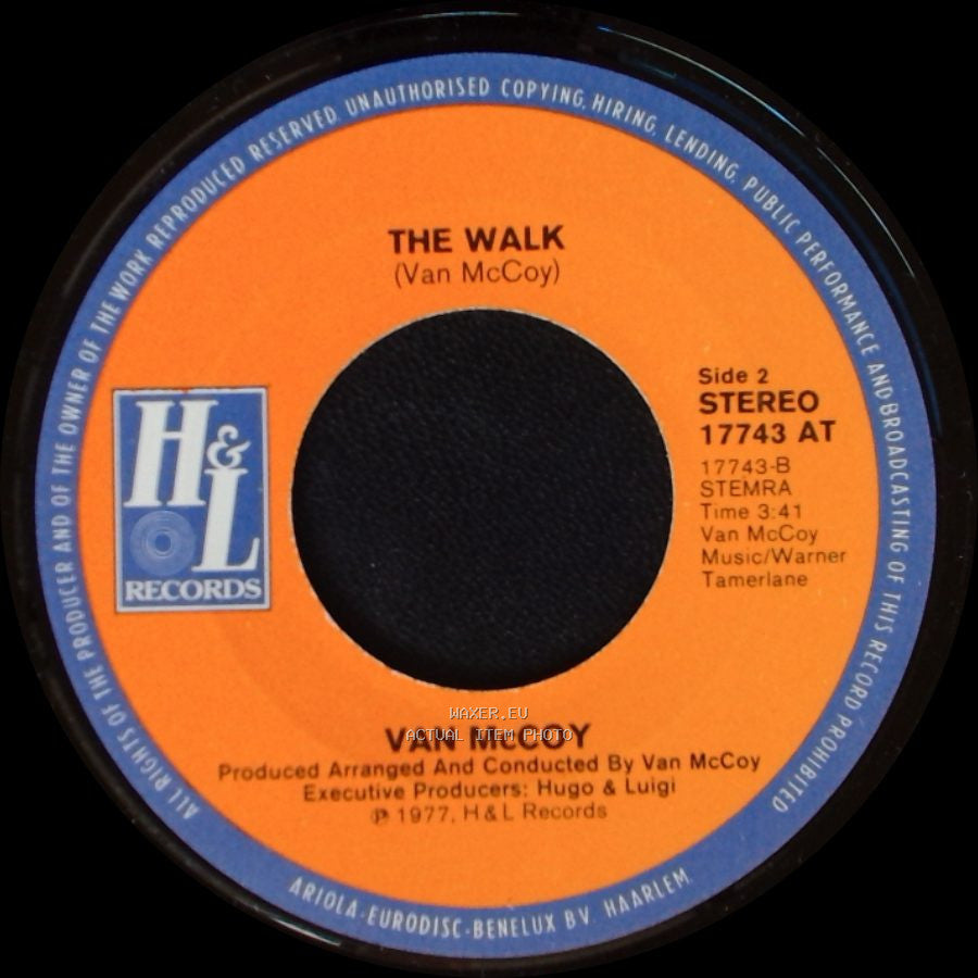 Van Mccoy - (To Each His Own) That's My Philosophy / The Walk side B