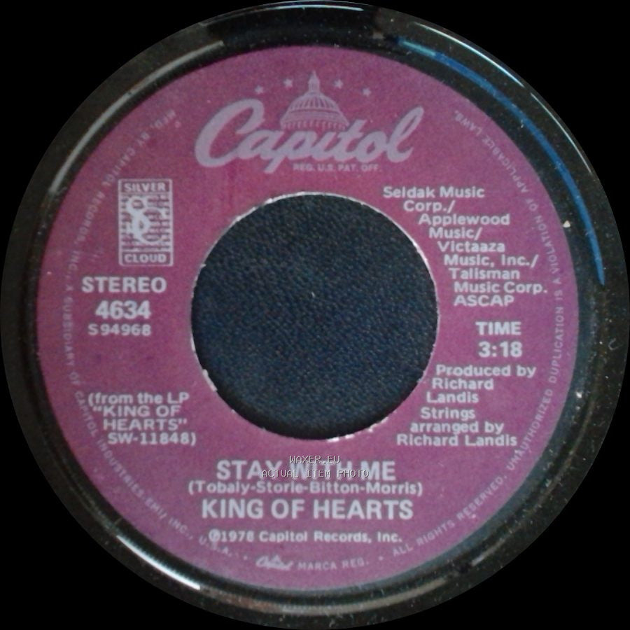 King Of Hearts - Stay With Me / There's Always Time side A
