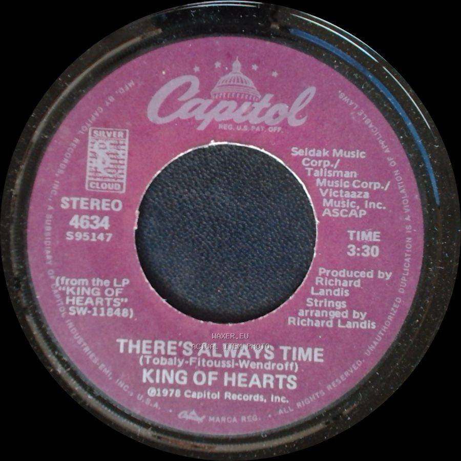 King Of Hearts - Stay With Me / There's Always Time side B