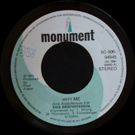 Kris Kristofferson - Why Me / Help Me side A