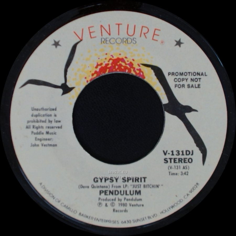 Pendulum - Gypsy Spirit / Gypsy Spirit side A