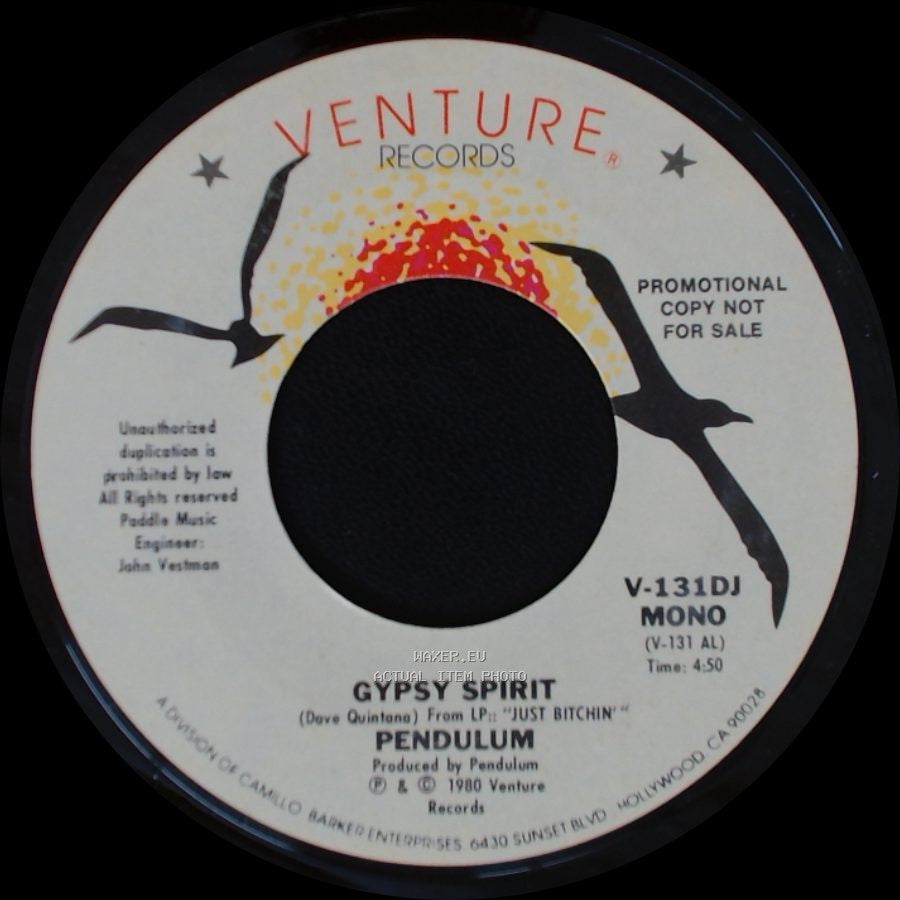 Pendulum - Gypsy Spirit / Gypsy Spirit side B