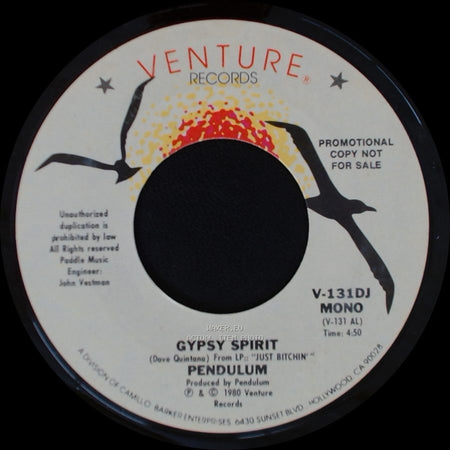 Pendulum - Gypsy Spirit / Gypsy Spirit side B
