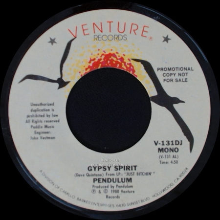 Pendulum - Gypsy Spirit / Gypsy Spirit side B
