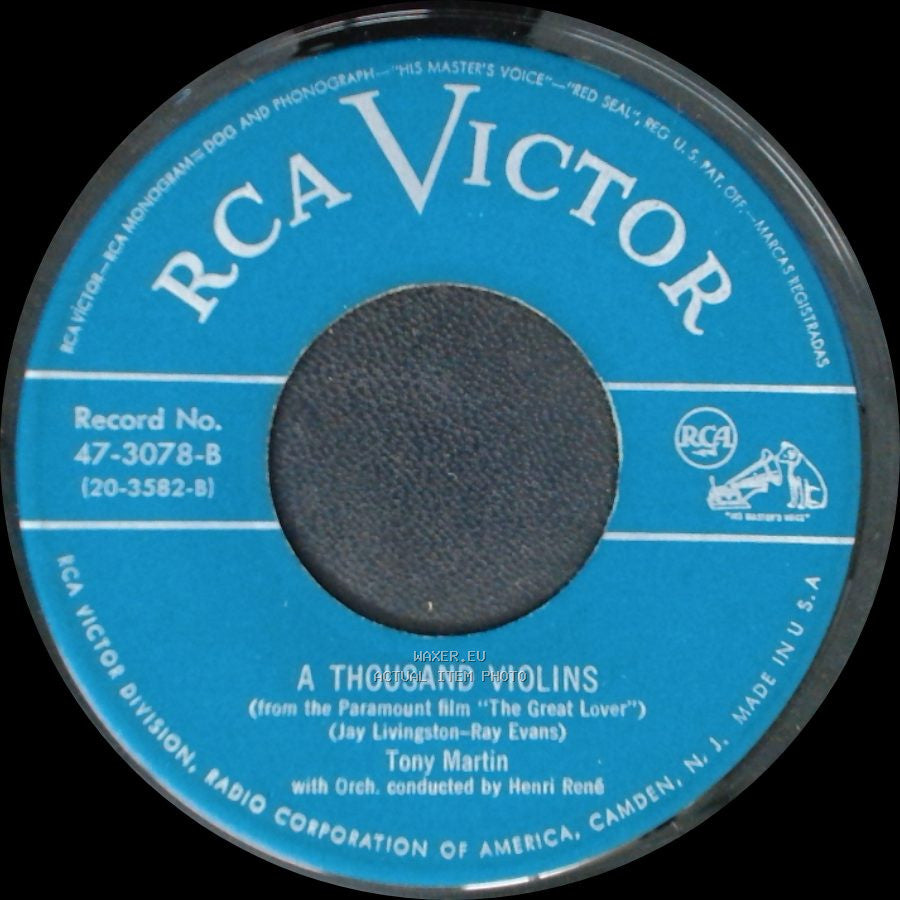 Tony Martin - A Thousand Violins / There's No Tomorrow side A