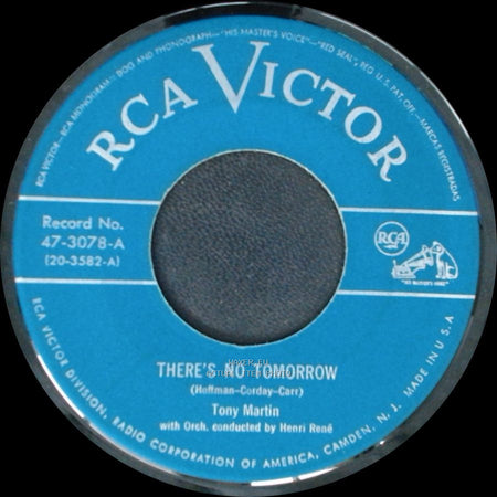 Tony Martin - A Thousand Violins / There's No Tomorrow side B