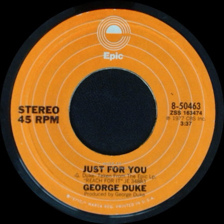 George Duke - Reach For It (Dance) / Just For You side B