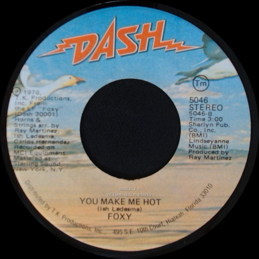Foxy - Get Off / You Make Me Hot side B