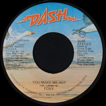 Foxy - Get Off / You Make Me Hot side B
