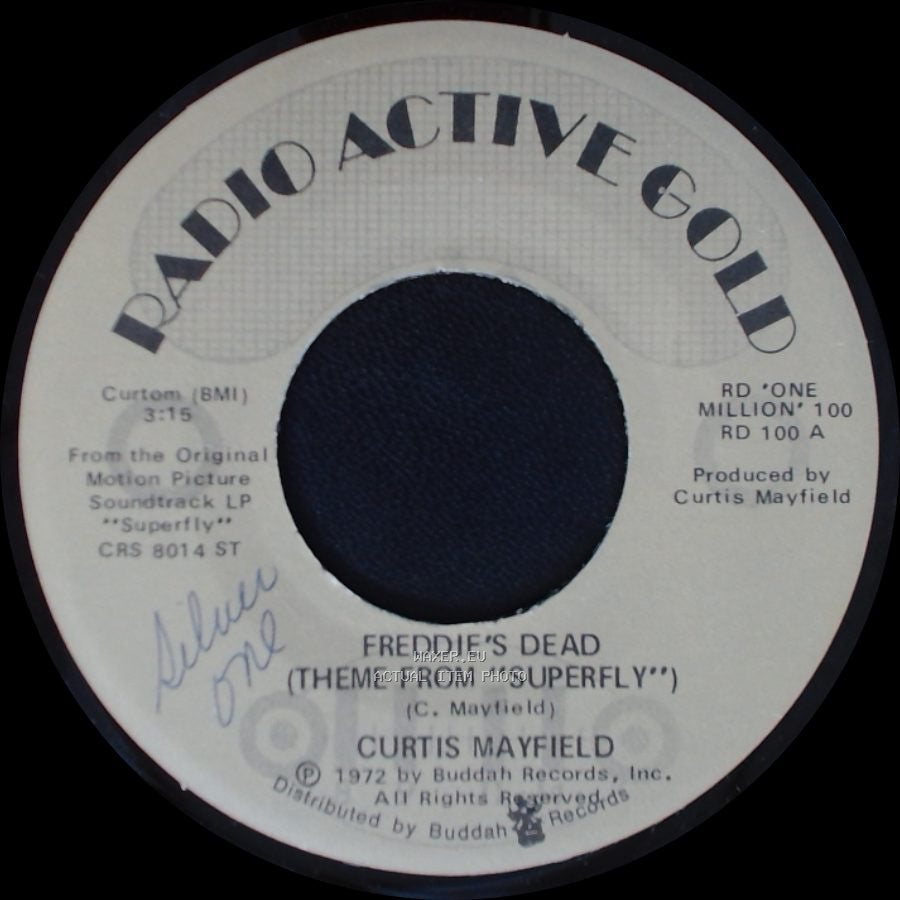Curtis Mayfield - Freddie's Dead (Theme From "Superfly") / Underground side A