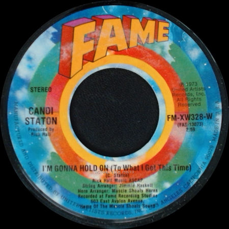 Candi Staton - I'm Gonna Hold On (To What I Got This Time) / Love Chain side A