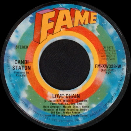 Candi Staton - I'm Gonna Hold On (To What I Got This Time) / Love Chain side B
