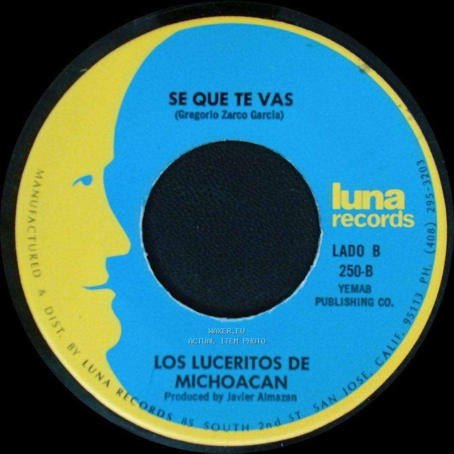Los Luceritos De Michoacan - Flor De Las Flores / Se Que Te Vas side B