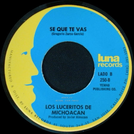 Los Luceritos De Michoacan - Flor De Las Flores / Se Que Te Vas side B