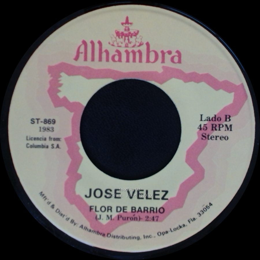 Jose Velez - En Los Proximos Mil Años / Flor De Barrio side B