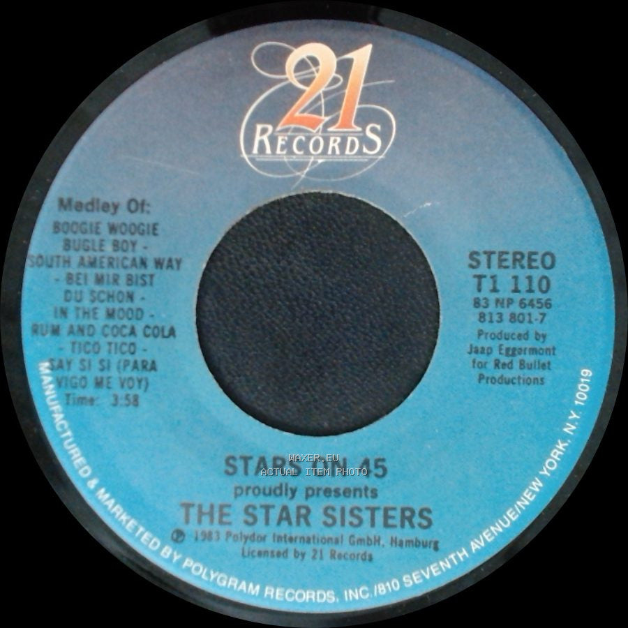 The Star Sisters - Stars On 45 / Stars Serenade side A