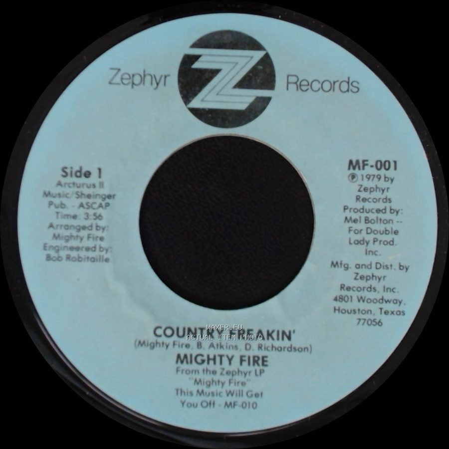 Mighty Fire - Country Freakin' / Benny's side A