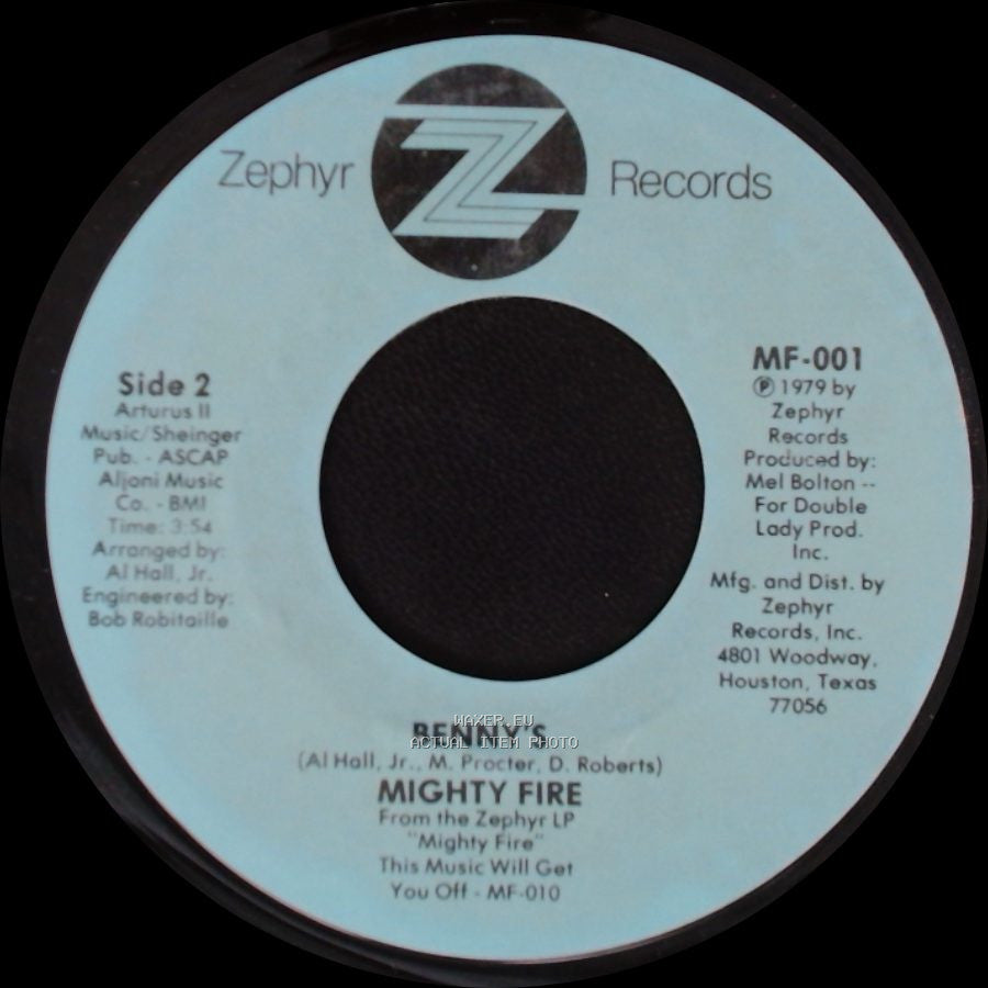 Mighty Fire - Country Freakin' / Benny's side B
